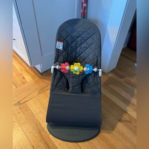 BabyBjorn Bliss baby bouncer with Flying Friends toy bar